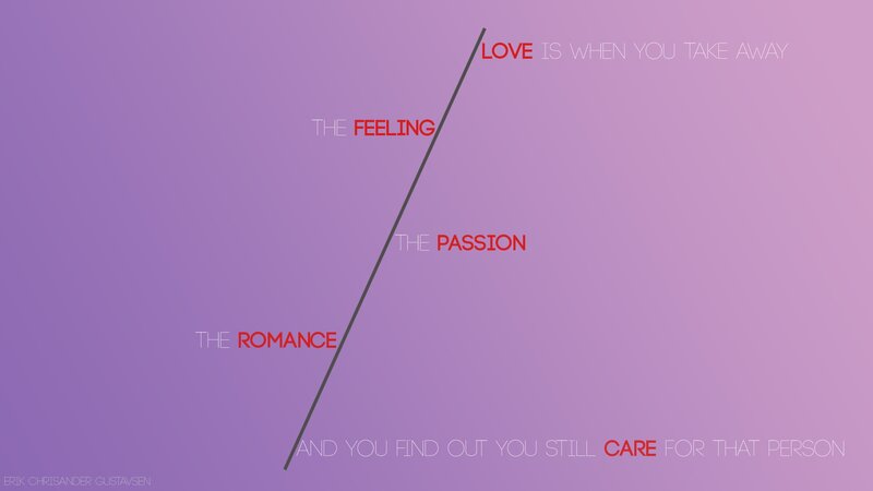 Text on Purple Background — Reflective, Minimalist, Line
