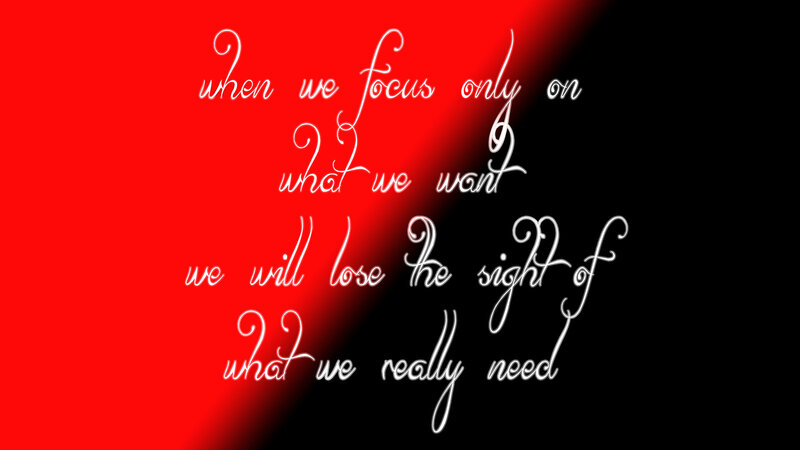 Text on Red and Black Background — Dramatic