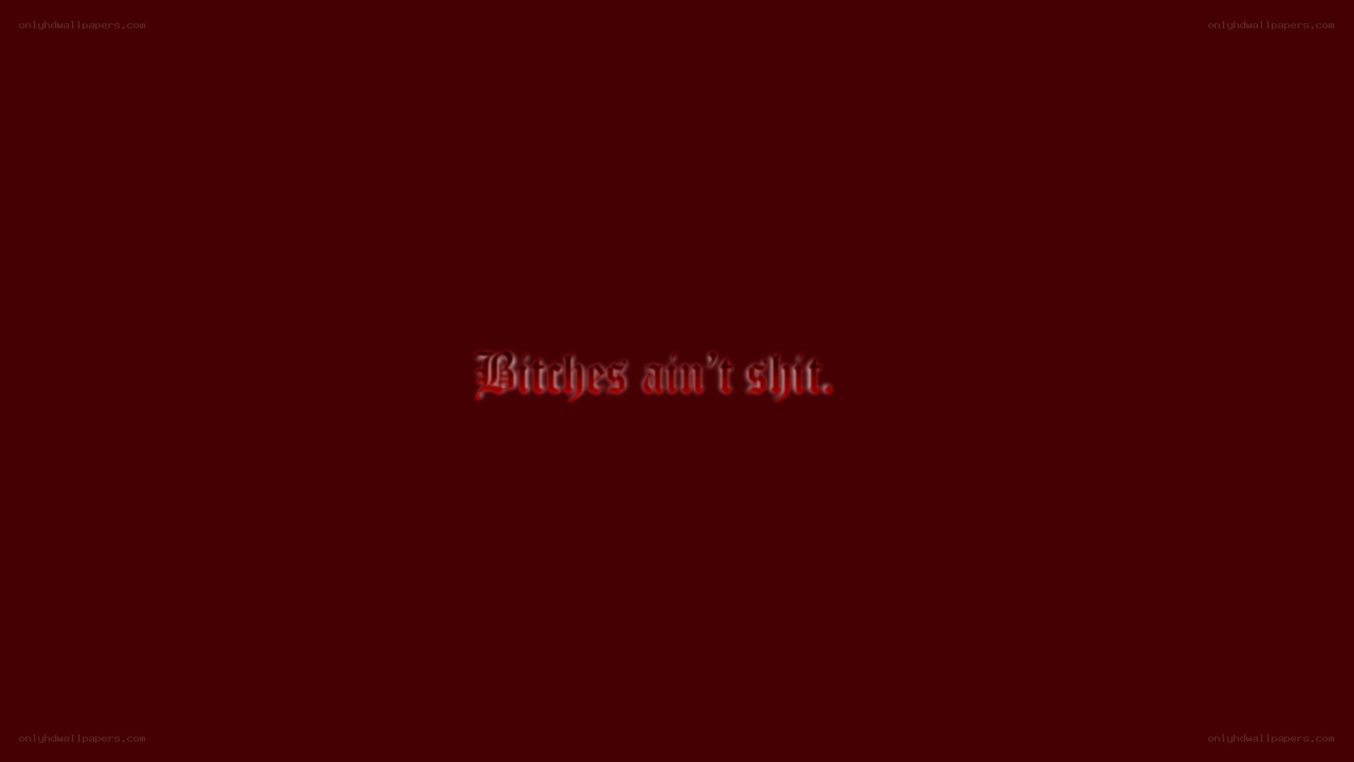 text on red background
