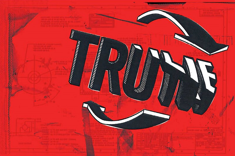 Text on Red Background — Bold, Illustration, Black