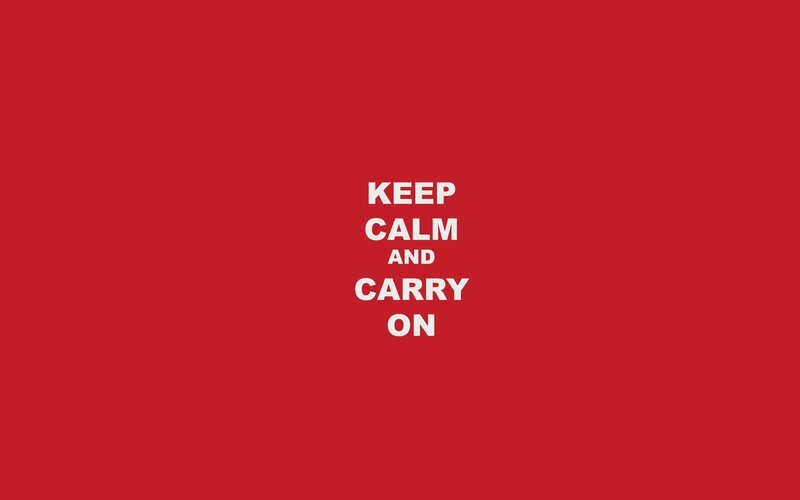 Text on Red Background — Calm, Minimalist