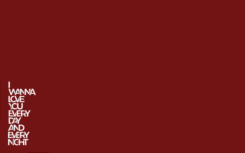 Text on Red Background — Calm