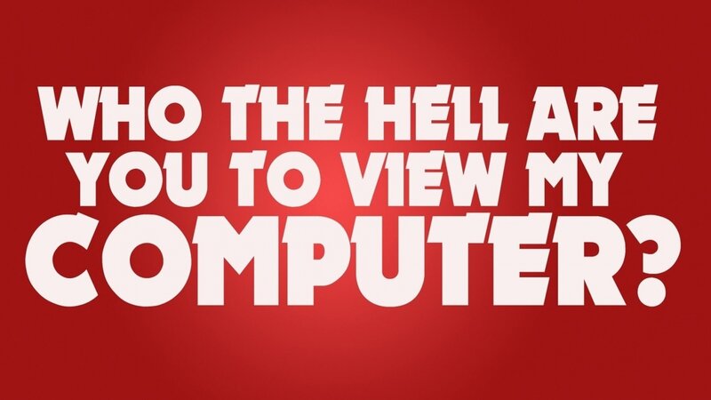 Text on Red Background — Confrontational
