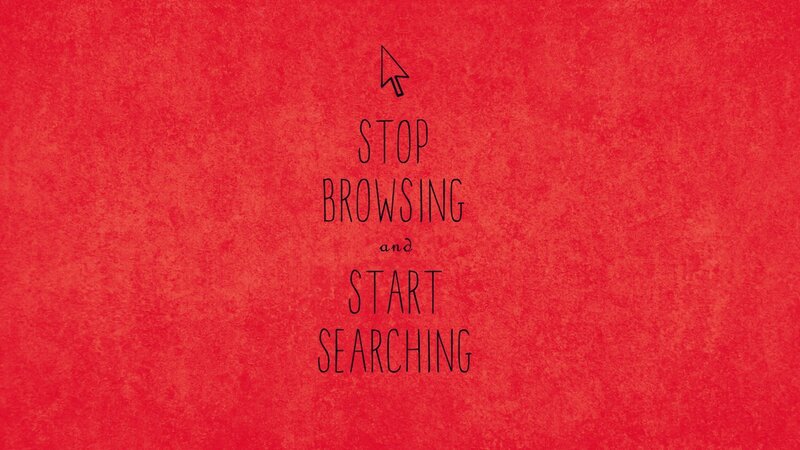 Text on Red Background — Direct, Minimalist, Cursor Icon