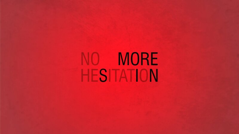 Text on Red Background — Dramatic, Minimalist, Red Background, Black Text, Black