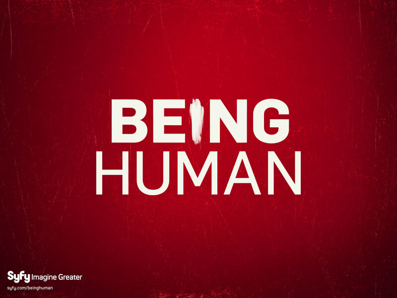 Text on Red Background — Dramatic, Minimalist, Syfy Logo