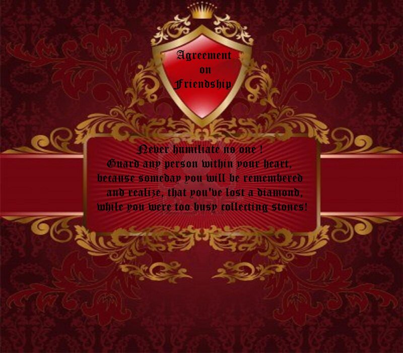 Text on Red Background — Formal