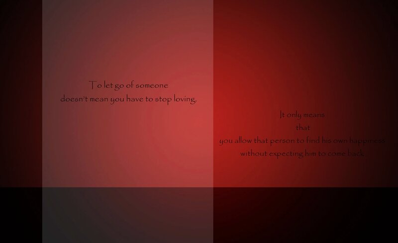 Text on Red Background — Reflective, Minimalist