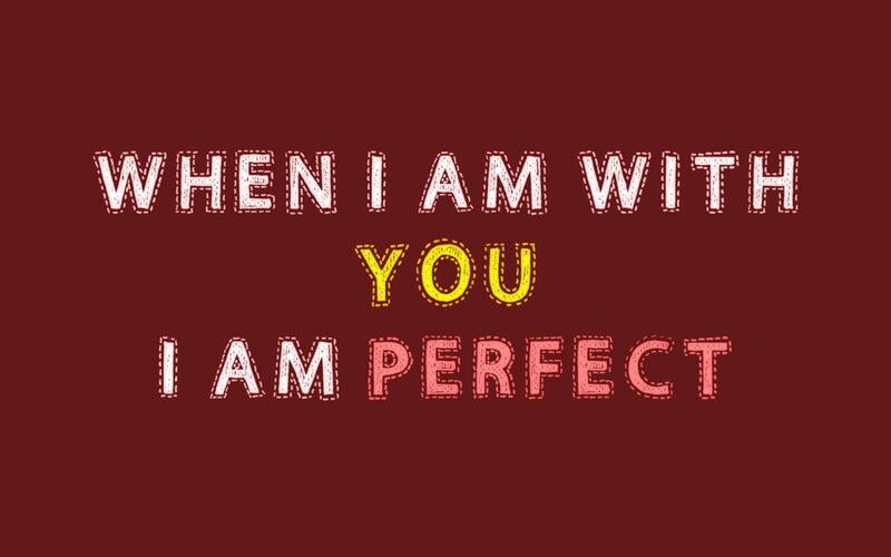 Text on Red Background — Sentimental