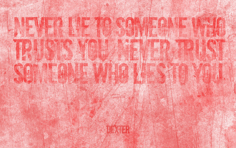 Text on Red Background — Serious, Digital Art