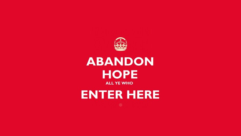 Text on Red Background — Serious, Vector Art