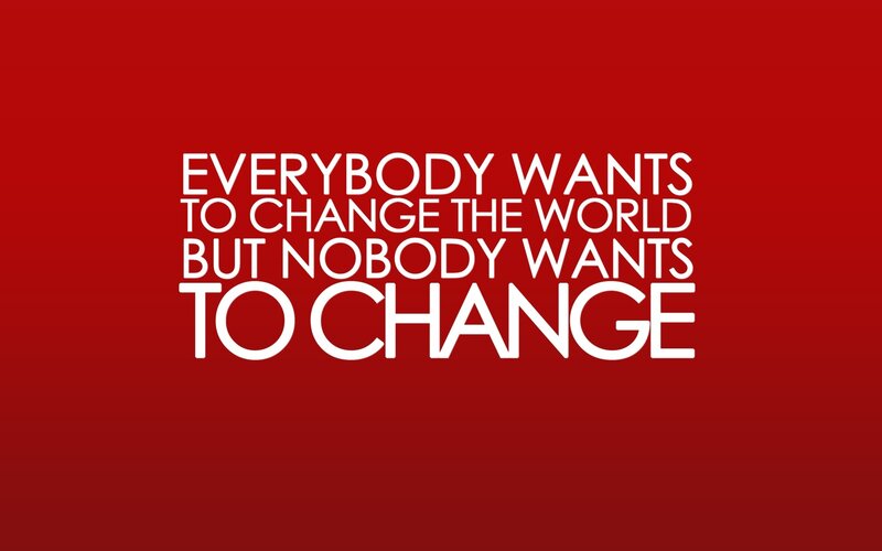Text on Red Background — Thoughtful