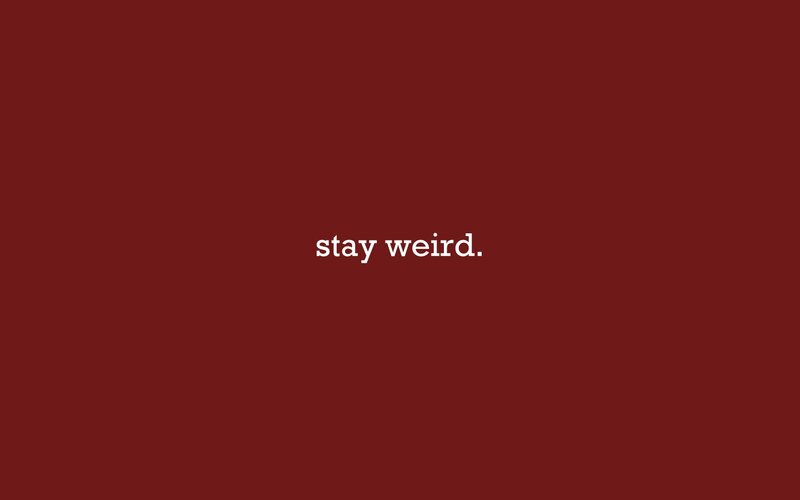 Text on Red Background — White