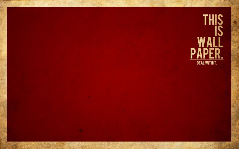 Text on Red Wallpaper — Neutral