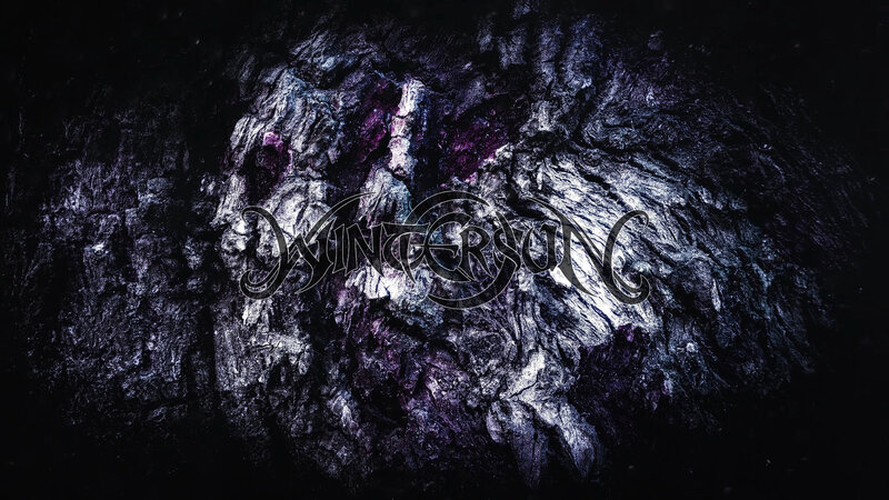 Text on Rocky Surface — Black, Dark