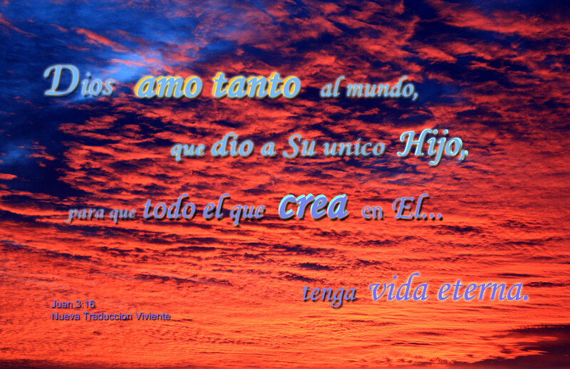 Text on Sky Background — Red
