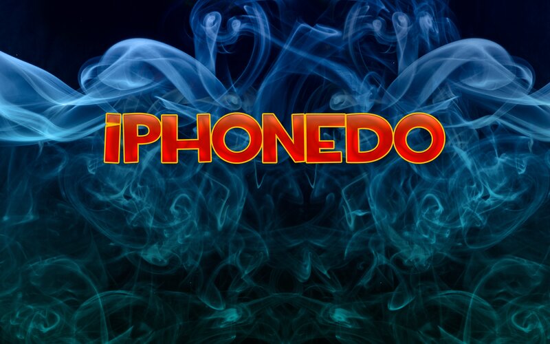 Text on Smoke Background
