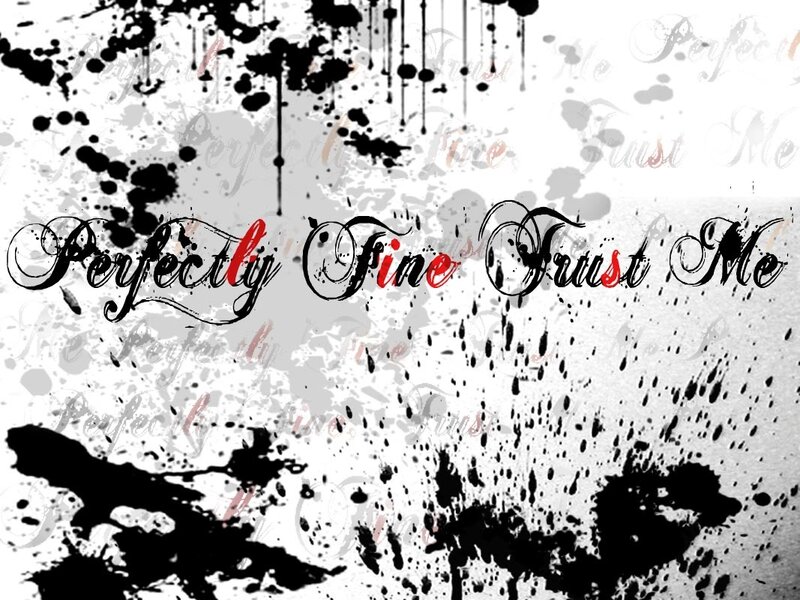 Text on Splattered Background