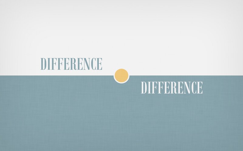 Text on Split Background — White