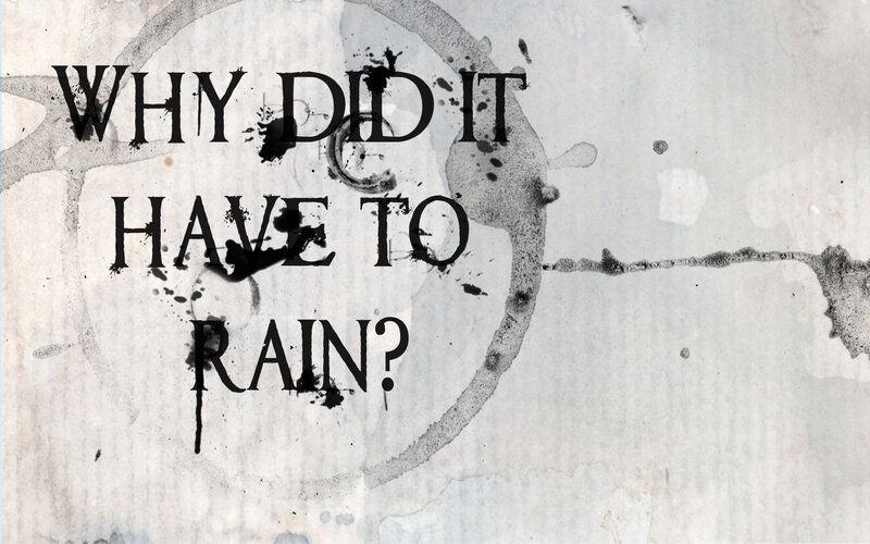 Text on Stained Paper