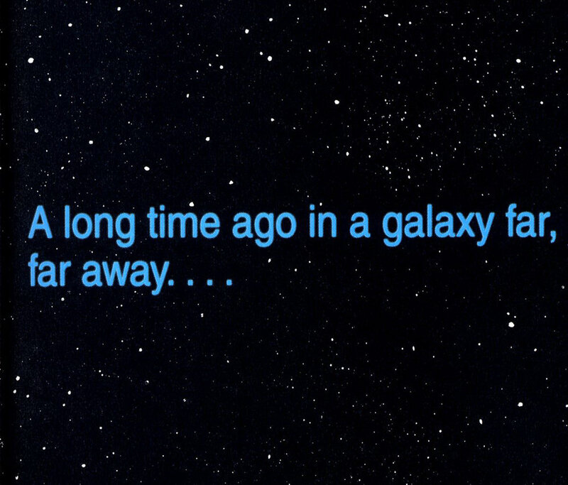 Text on Starry Background — Black