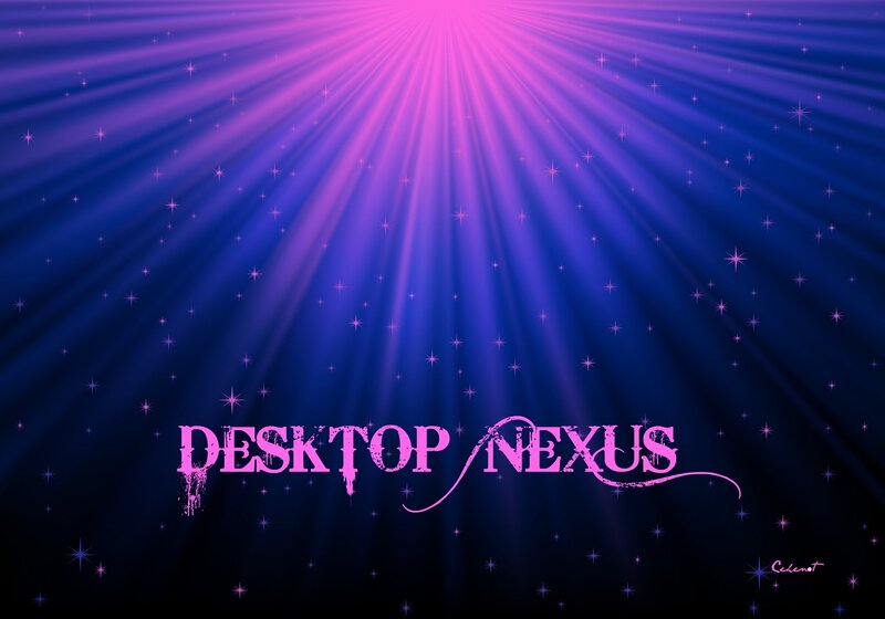 Text on Starry Background — Purple