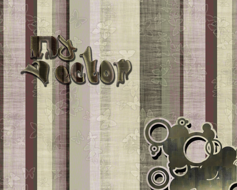 text on striped background