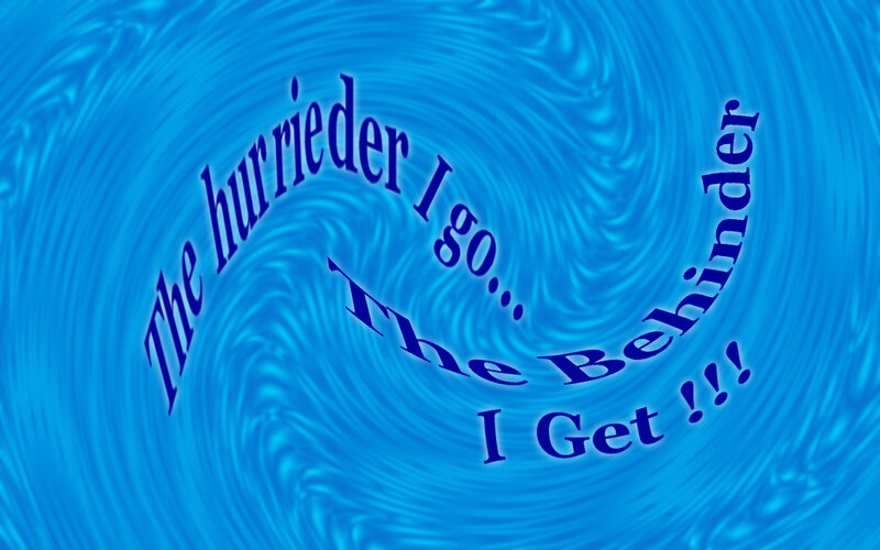 Text on Swirling Blue Background