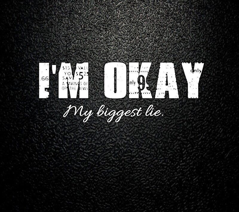Text on Textured Background — Black, Somber, Minimalist