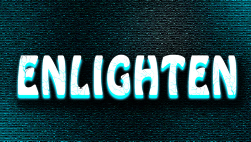 Text on Textured Background — Blue, Dramatic