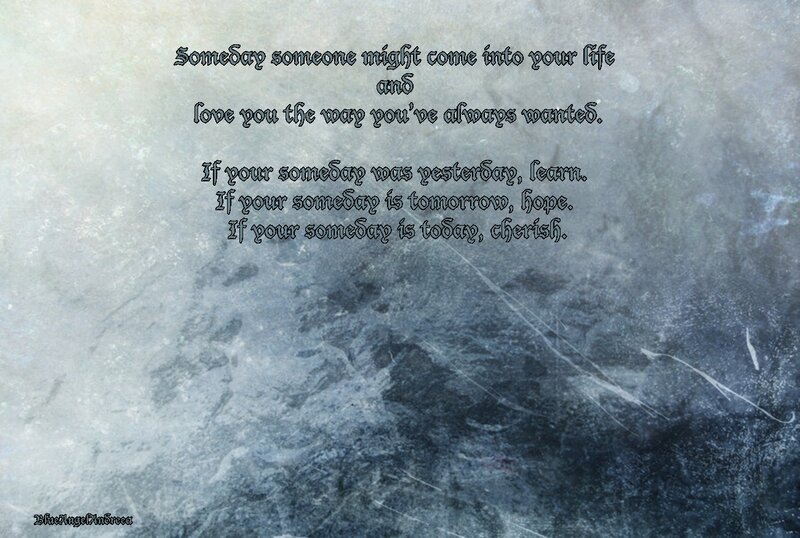 Text on Textured Background — Blue, Reflective