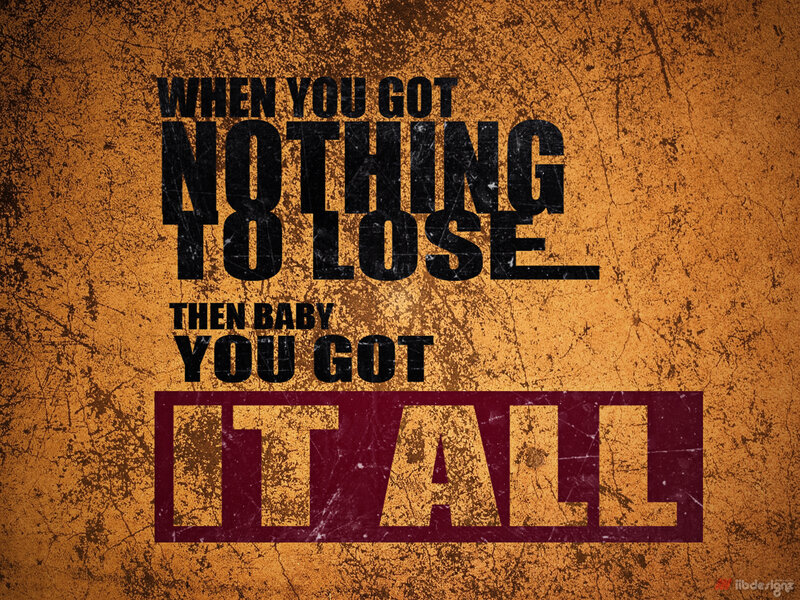 Text on Textured Background — Brown