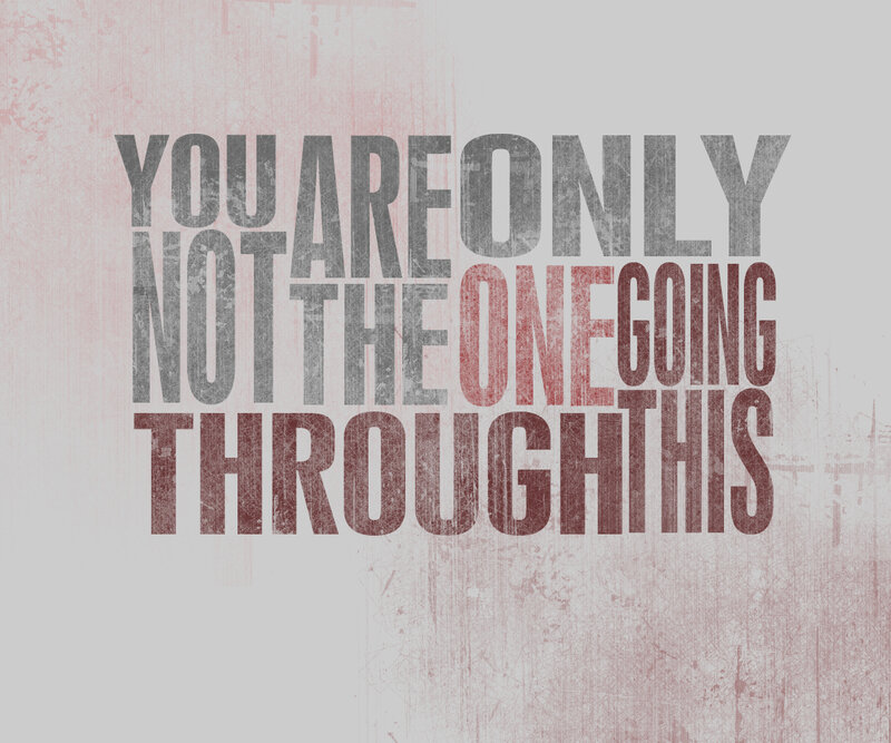 Text on Textured Background — Gray, Serious
