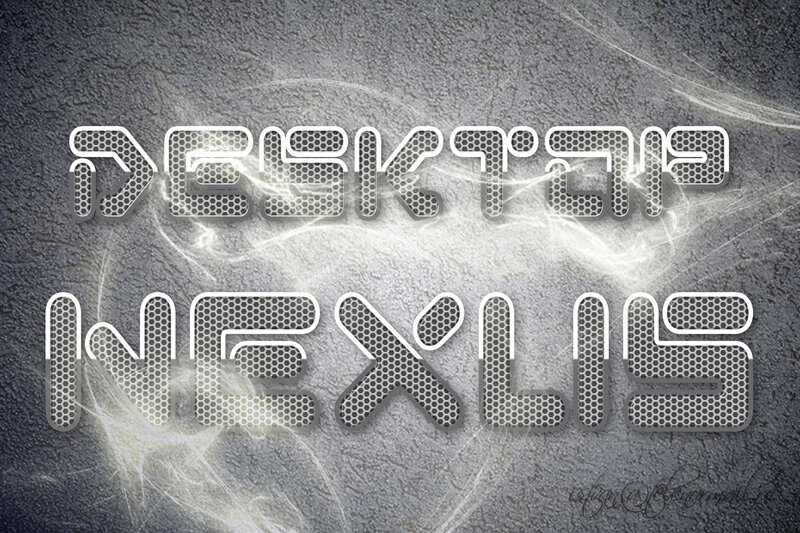 Text on Textured Background — Gray