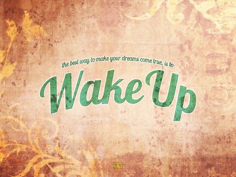 Text on Textured Background — Green, Inspirational