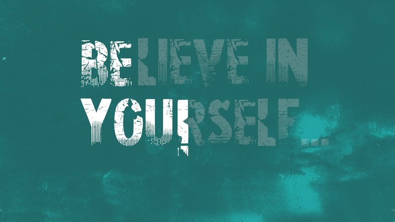 Text on Textured Background — Teal, Motivational, Digital Art, White