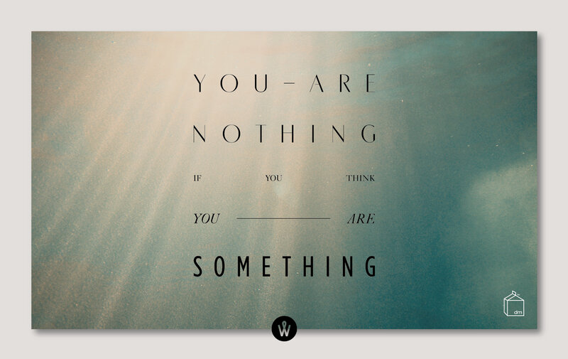Text on Textured Background — Teal