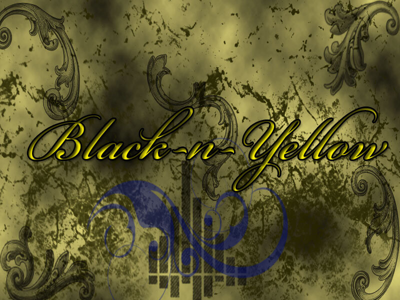 Text on Textured Background — Yellow, Dramatic