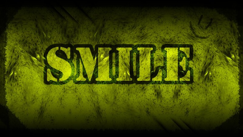 Text on Textured Background — Yellow, Gritty