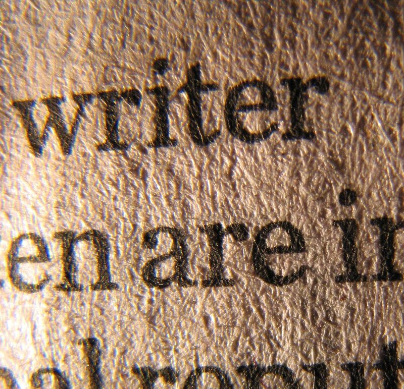 text on textured paper