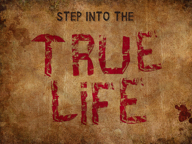Text on Textured Surface — Brown