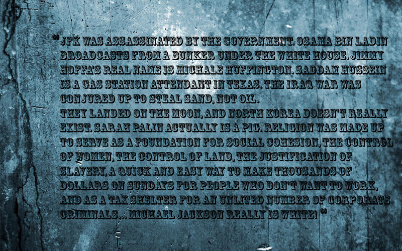 Text on Textured Wall — Blue
