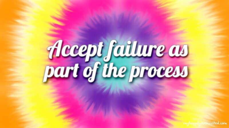 Text on Tie-dye Background