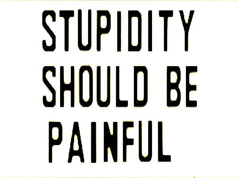 Text on White Background — Serious