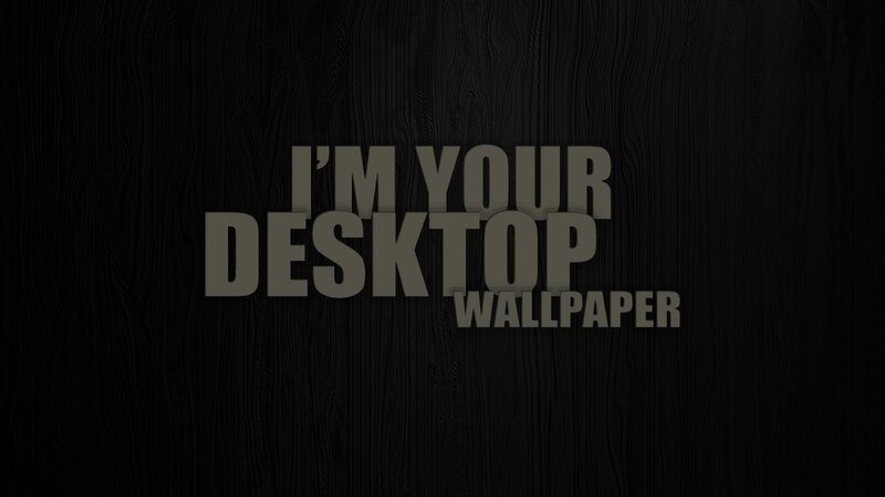 Text on Wood Texture — Black, Minimalist