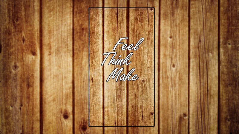 Text on Wooden Panel