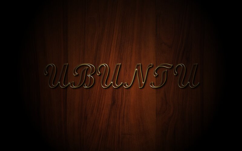 Text on Wooden Surface — Brown