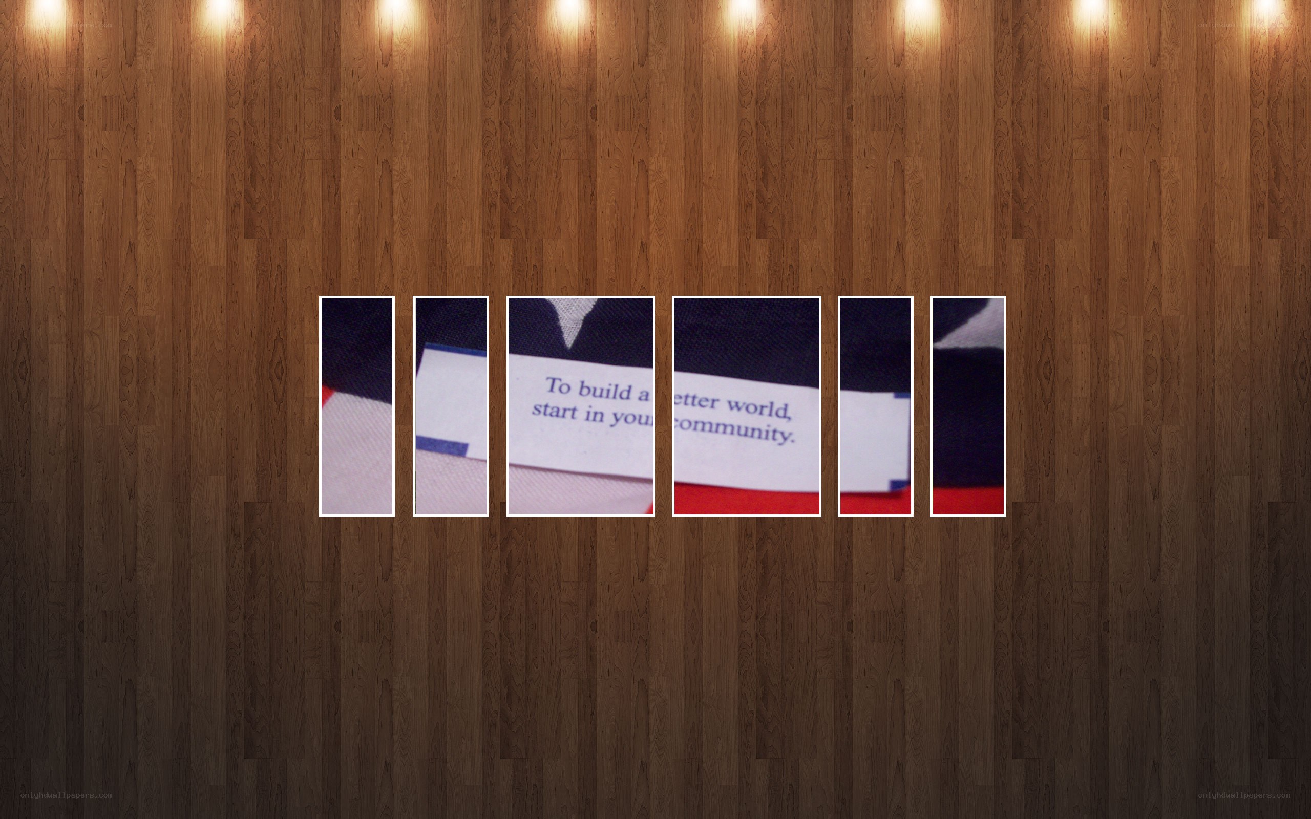 text on wooden wall