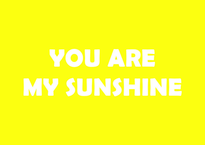 Text on Yellow Background — Bright