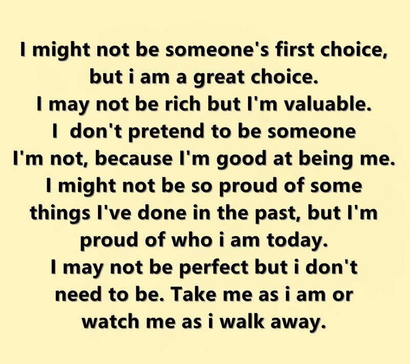 Text on Yellow Background — Confident